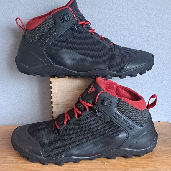 Vivobarefoot Hiker Waterproof Trail Boots Mens 46 12 Black Barefoot Shoes Hiking - Picture 5 of 16